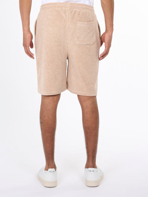 Kenntnisgecotton Bekleidung - lässige Terry -Shorts - Gots/Vegan - Safari